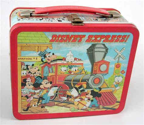 vintage metal disney express lunch box|disney lunch box vintage.